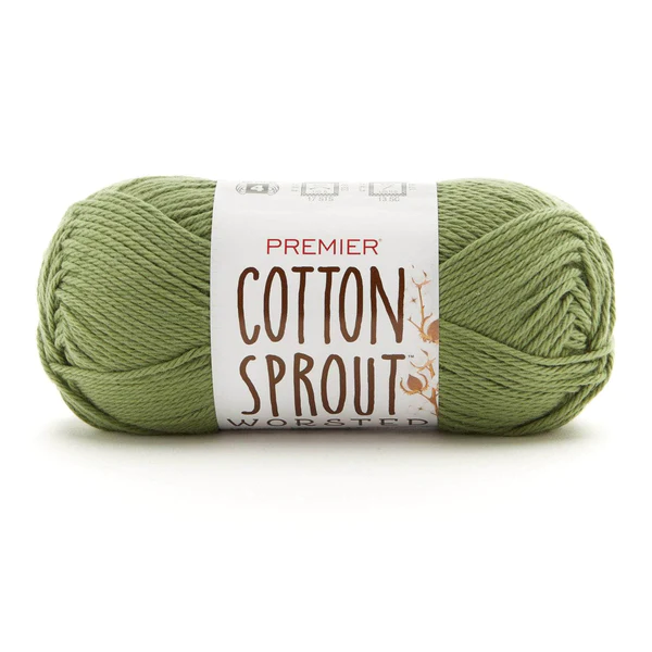 Premier Cotton Sprout Worsted 2101-09 Leaf.